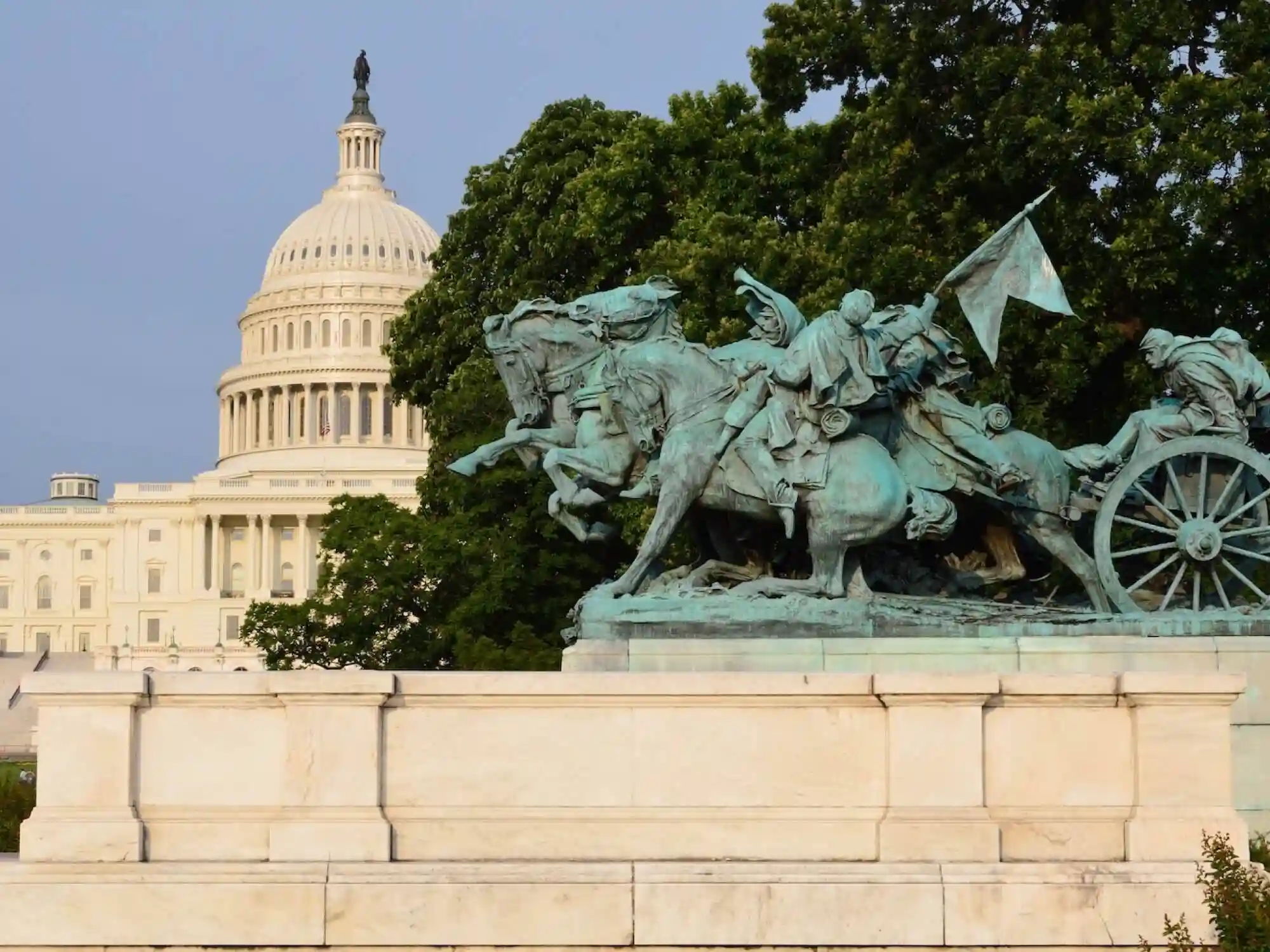 Horse Statues in Washington DC image