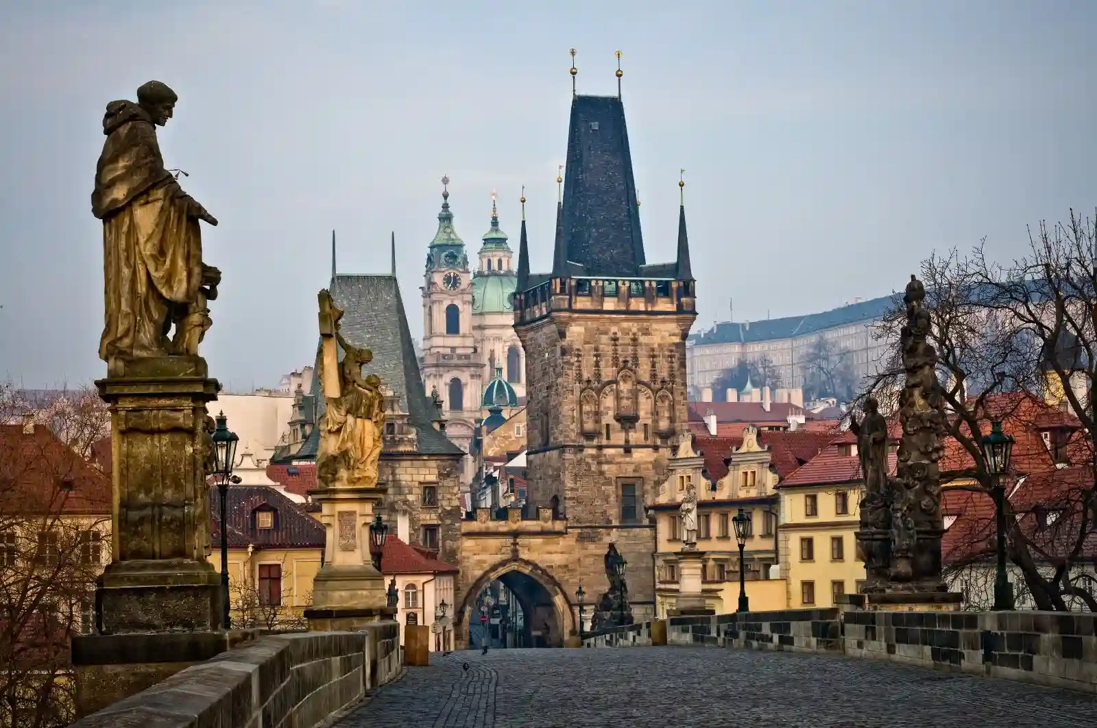 Historic Landmarks of The City of 100 Towers Prague Czechoslovakia image