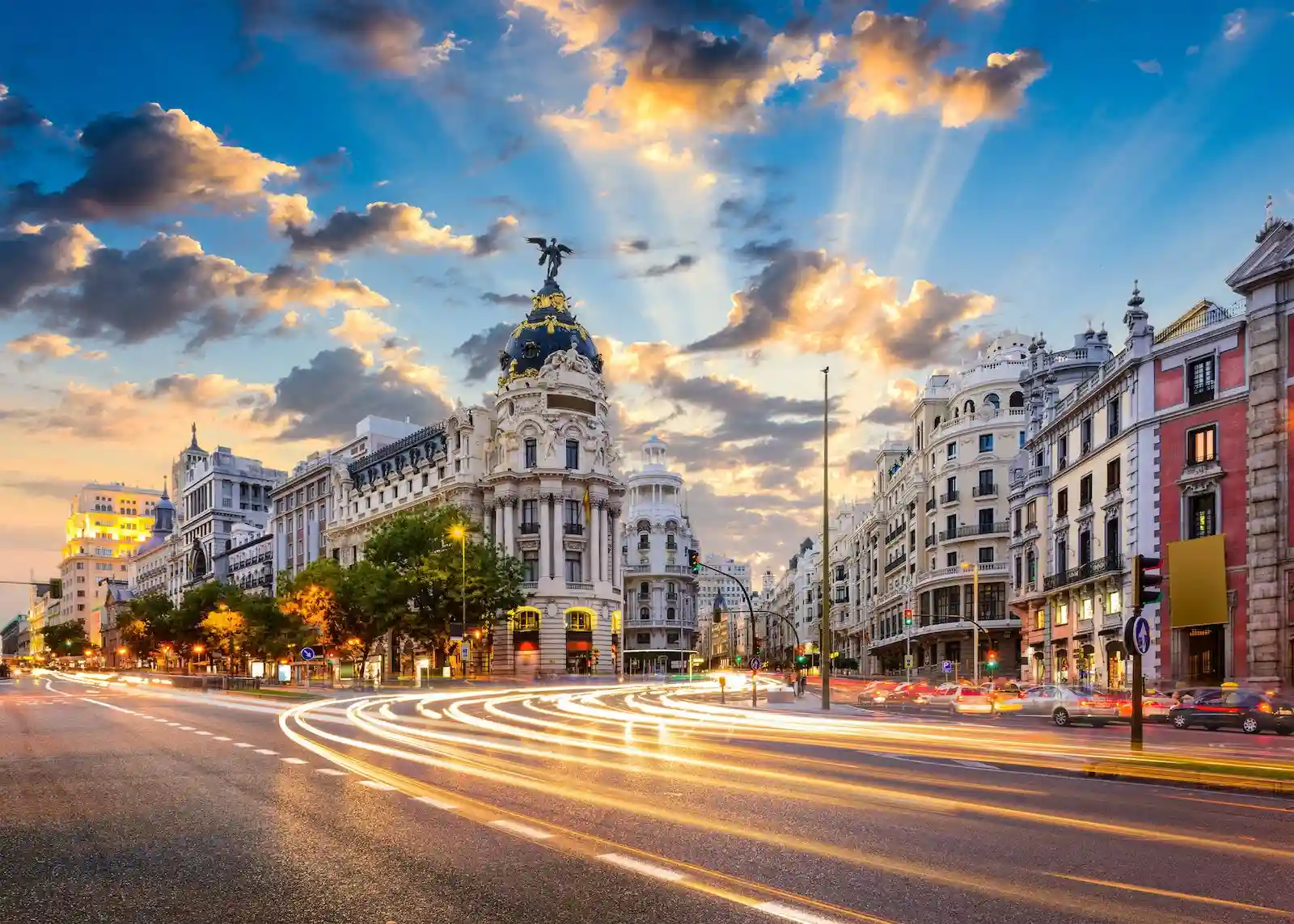 Walking the Streets of Madrid Spain image