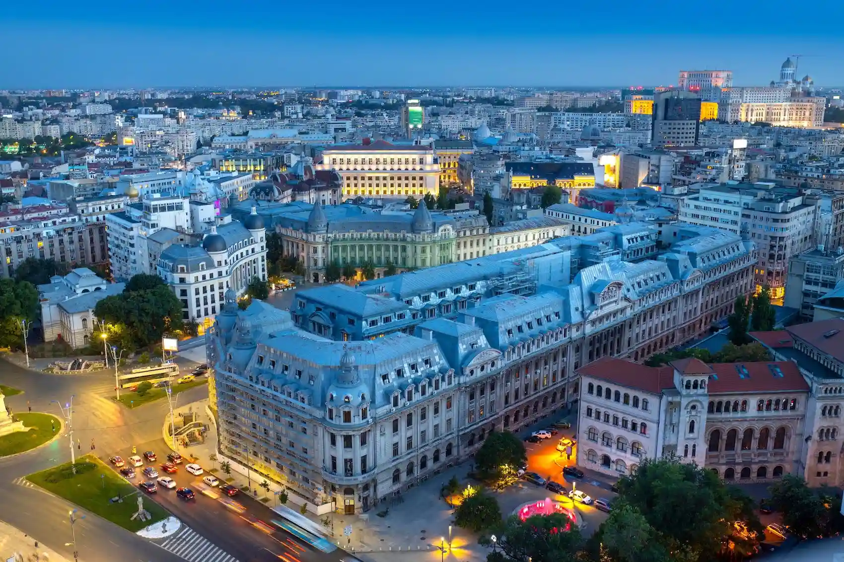 Beautiful Walking Tour of Bucharest Romania image