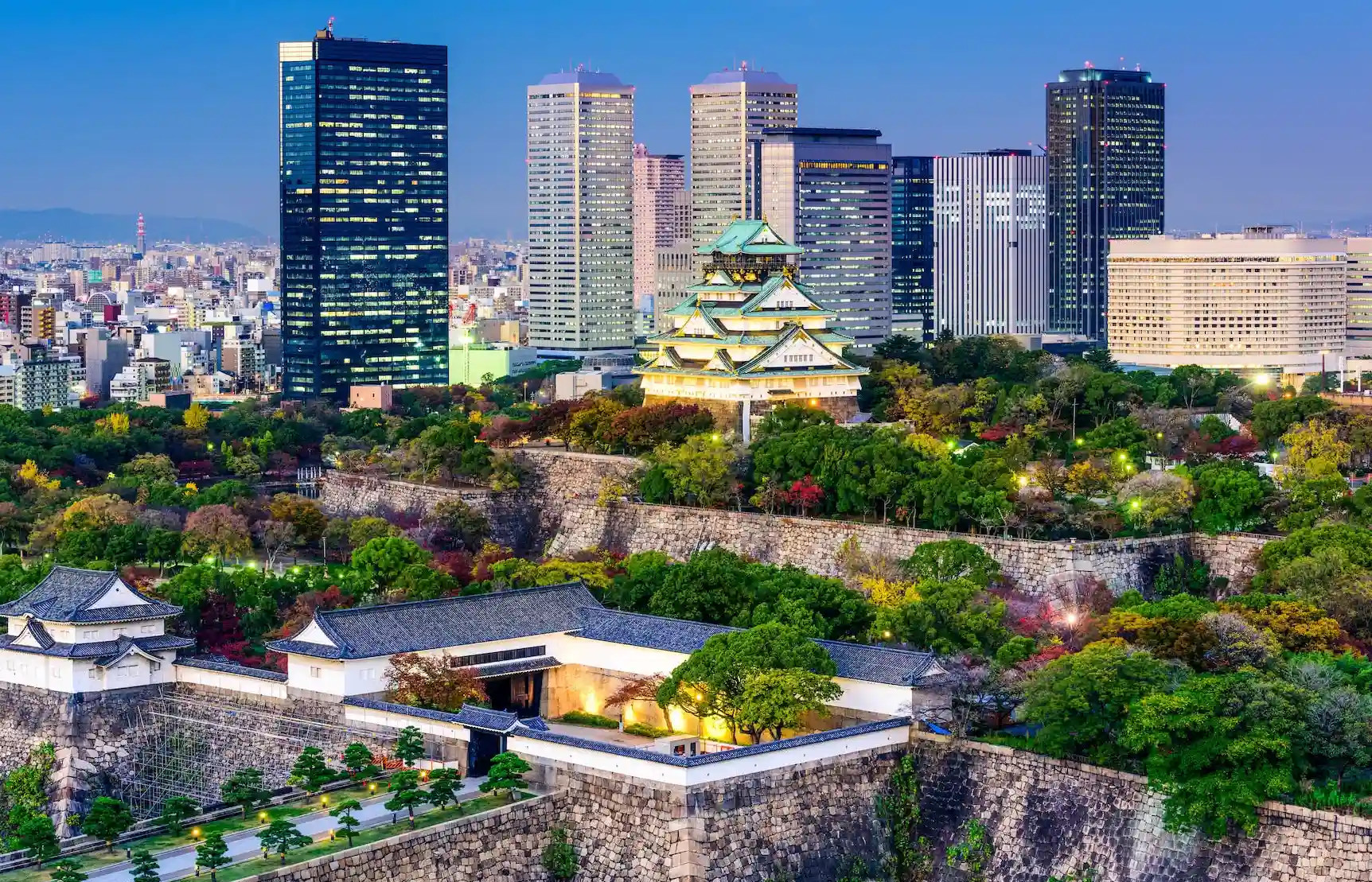 Historical Walk Through Japans Magical Osaka Castle Park image