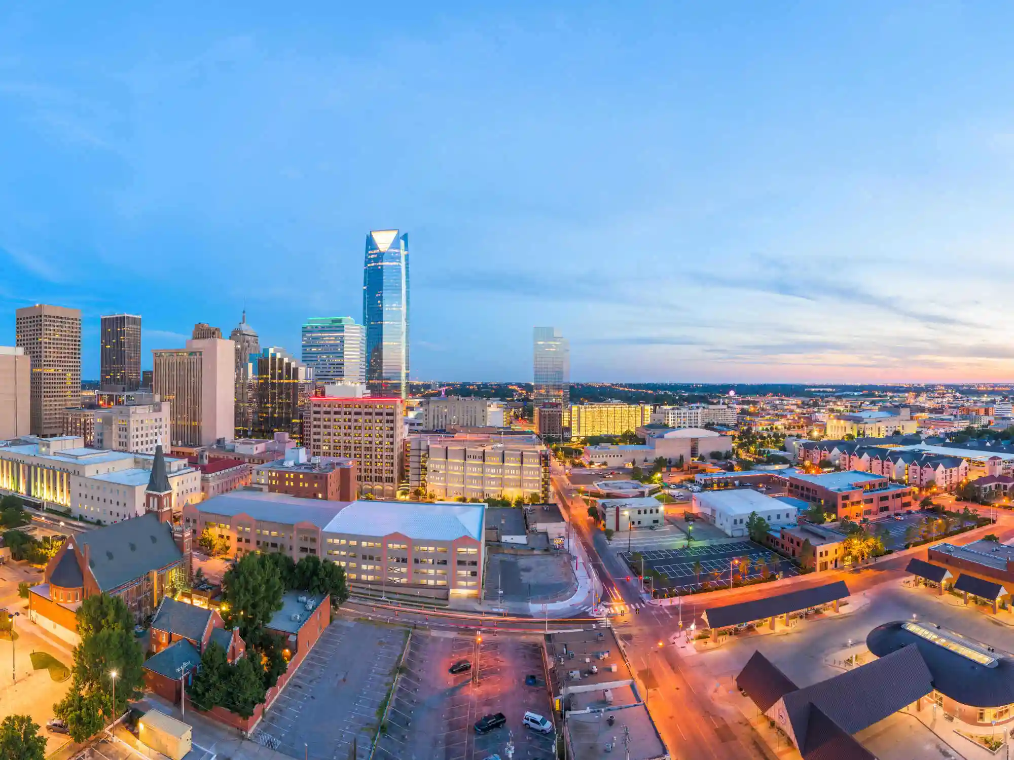 Oklahoma City Oklahoma Main Sites SelfGuided Driving Tour Iconic Landmarks  Instagram Spots image